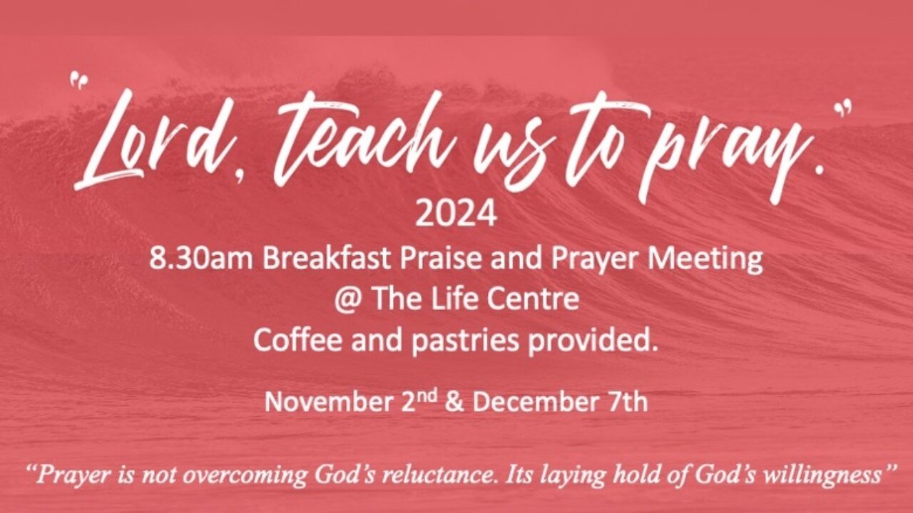 Prayer, Praise & Pastries Flyer