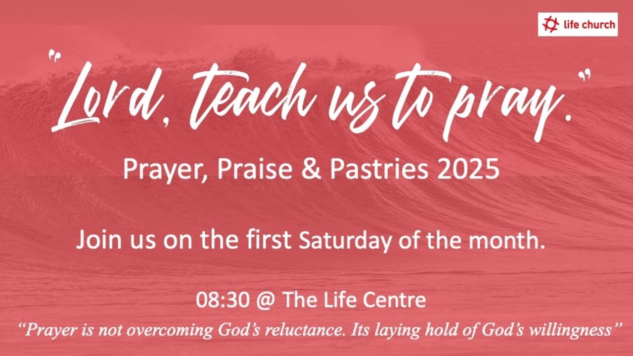 Prayer, Praise & Pastries Flyer